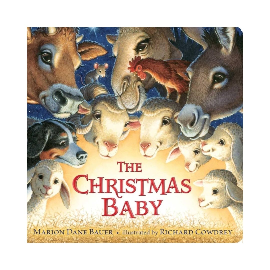 The Christmas Baby (brand new Board Book) with SLIGHT DENTS on book cover