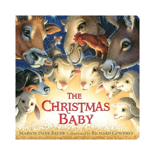 The Christmas Baby (brand new Board Book) with SLIGHT DENTS on book cover