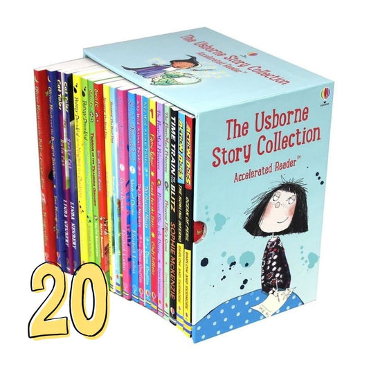 The Usborne Accelerated Reader Story Collection Box Set (20 books) brand new softcover, BOX with SLIGHT FOLDS, books no damage