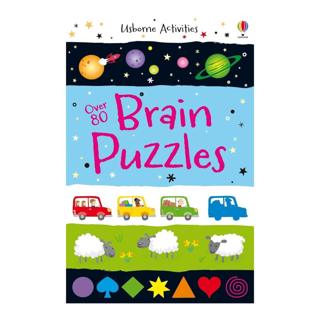 Usborne Activities Over 80 Brain Puzzles (activity book)