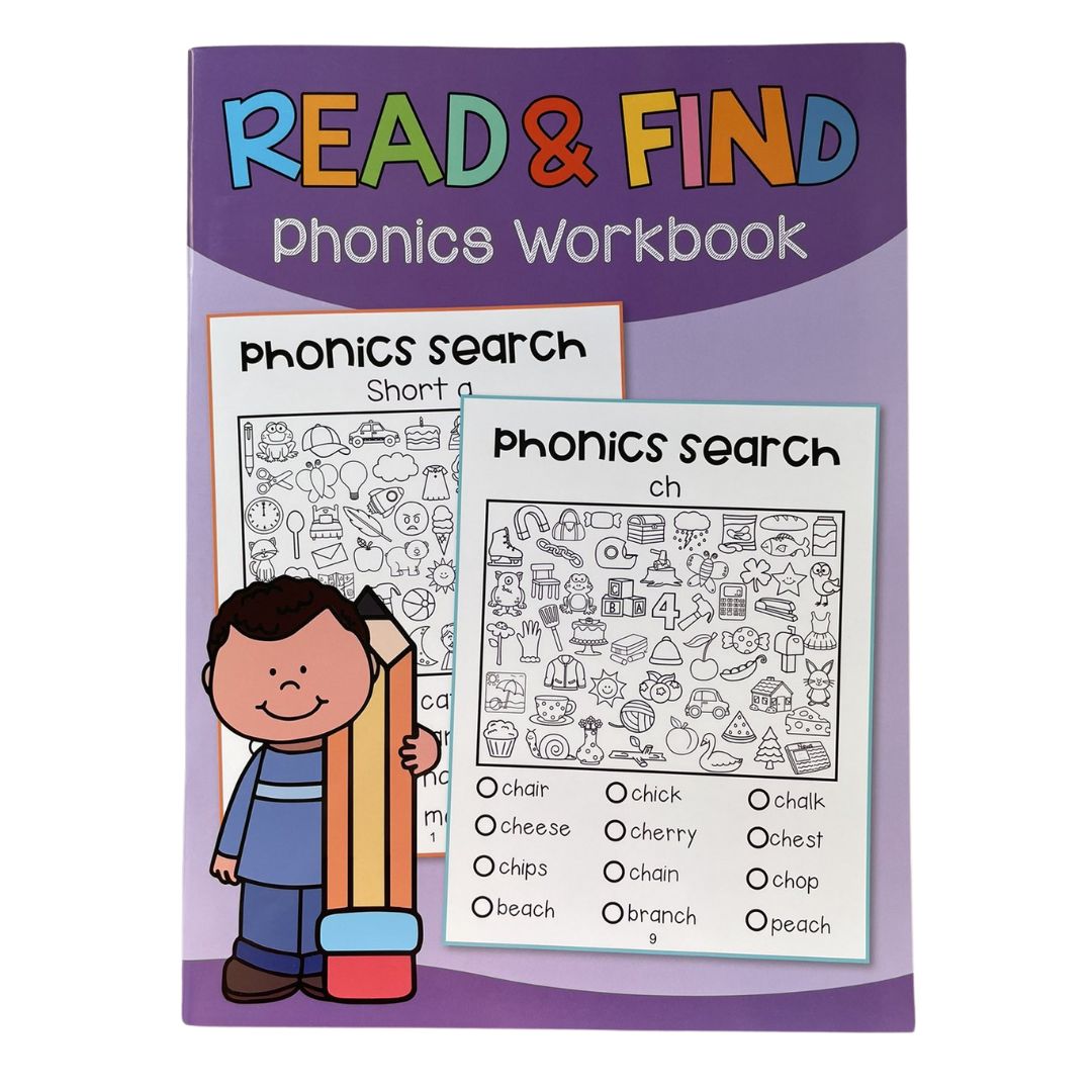 Read and Find Phonics Workbook (Phonics Search) brand new softcover