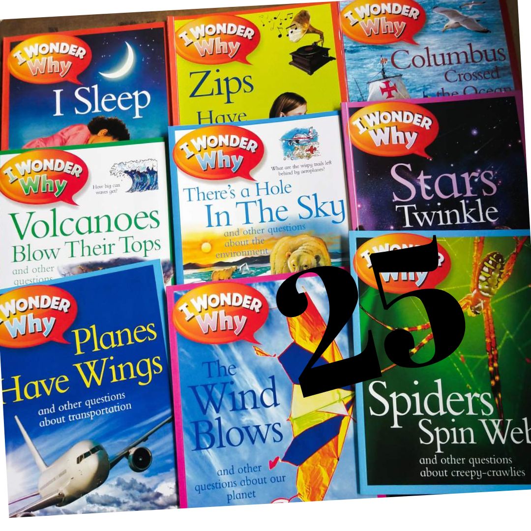 I WONDER WHY series (25 books) softcover, no box