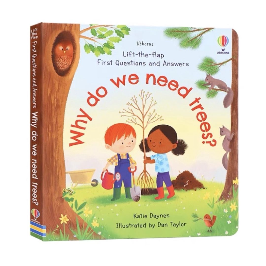 Usborne Lift-the-flap FIRST Questions and Answers (SINGLES, Board Book) How Do Flowers Grow / What is a Virus / What's It Like in Space / Why are there Wars / Why Do We Need Bees / Why Do We Need Trees / Why is it Dark at Night