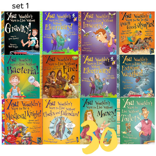 Scholastic You Wouldn't Want series (SET 1) (30 books) brand new softcover, no box, some books have folds