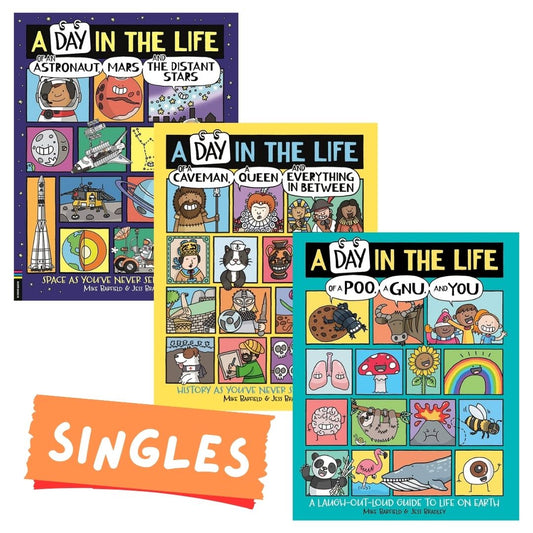 A Day in the Life (SINGLES) brand new hardcover, with SLIGHT DENTS on book cover