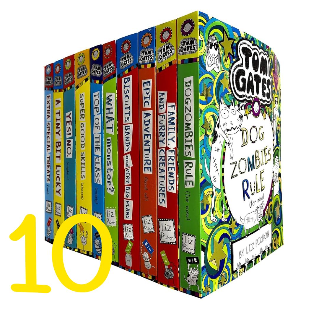 Tom Gates Series # 11 to 20 (10 Books) (DogZombies Rule) softcover, no box
