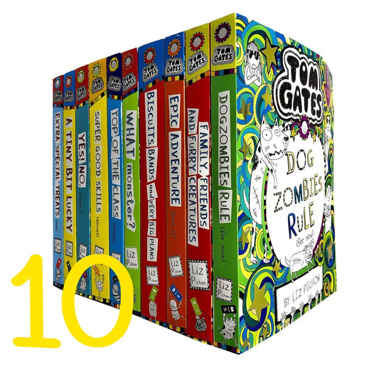 Tom Gates Series # 11 to 20 (10 Books) (DogZombies Rule) softcover, no box