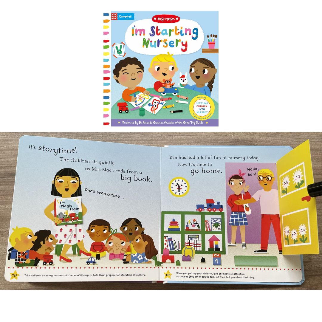 Campbell Big Steps (SINGLES) interactive BOARD BOOK - Can You Say Please/ Going to the Dentist/ Going to the Doctor/ Having a Baby/ Let's Wash Hands/ No More Dummies/ No More Nappies/ I'm Not Sleepy/ I'm Starting Nursery/ We Can Get Dressed