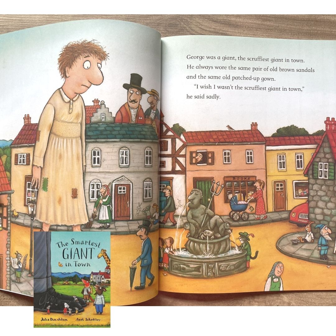 Julia Donaldson Set of 10 Books (NO BOX - Brand new softcover - sold as set of 10 books) - Gruffalo, Room on the Broom, Charlie Cook, Smartest Giant in Town, A Squash and a Squeeze