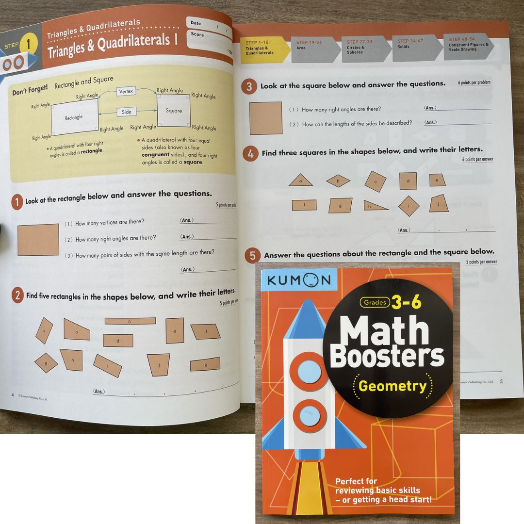 Kumon: Math Boosters (workbook) SINGLES