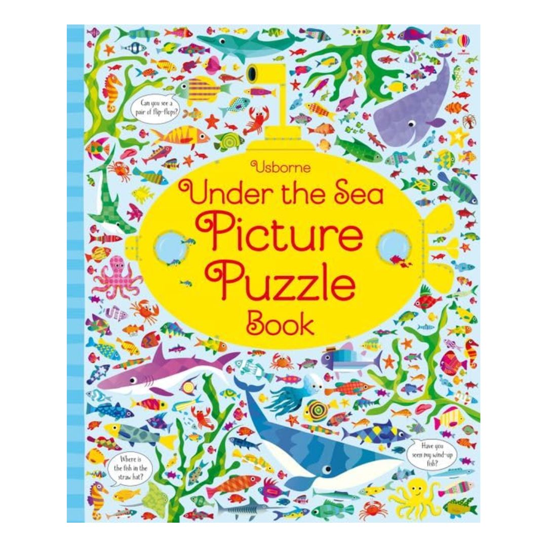 Usborne Picture Puzzle Book (SINGLES, brand new Hardcover) Animals / Farm / Under the Sea - with SLIGHT DENTS on book cover