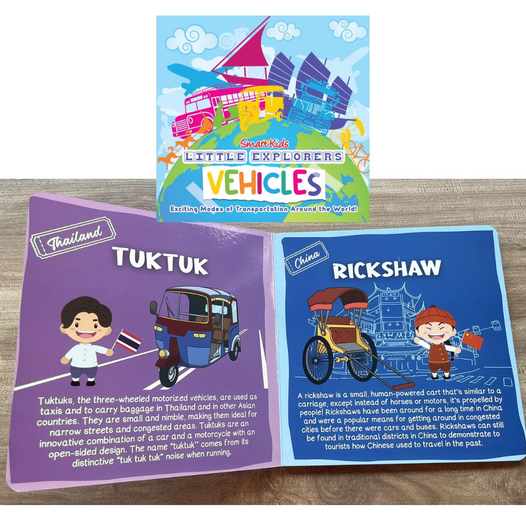 Smart Kids Little Explorers ANIMALS / FOOD / LANDMARKS / VEHICLES (Board Book / SINGLES)
