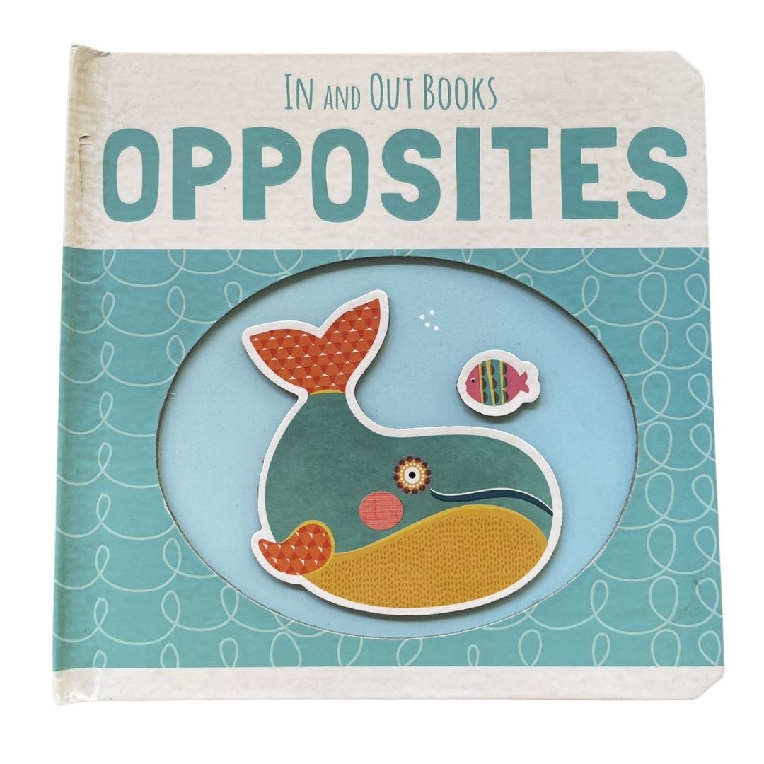 IN and OUT Board Books (SINGLES) Colors / Numbers / Opposites / Shapes (brand new, with SLIGHT DENTS on book cover)