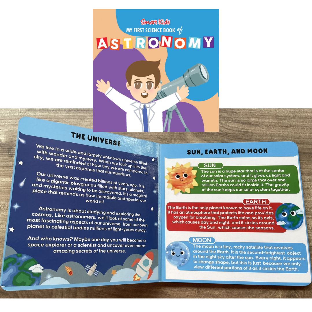 Smart Kids My First Science Book of ANATOMY / ASTRONOMY / BOTANY / ZOOLOGY (Board Book / SINGLES)