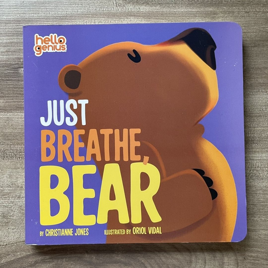 Hello Genius BOARD BOOKS (SINGLES) Little Dinos Don't Push / Just Breathe Bear / Little Lion Shares etc (book covers with SLIGHT DENTS)