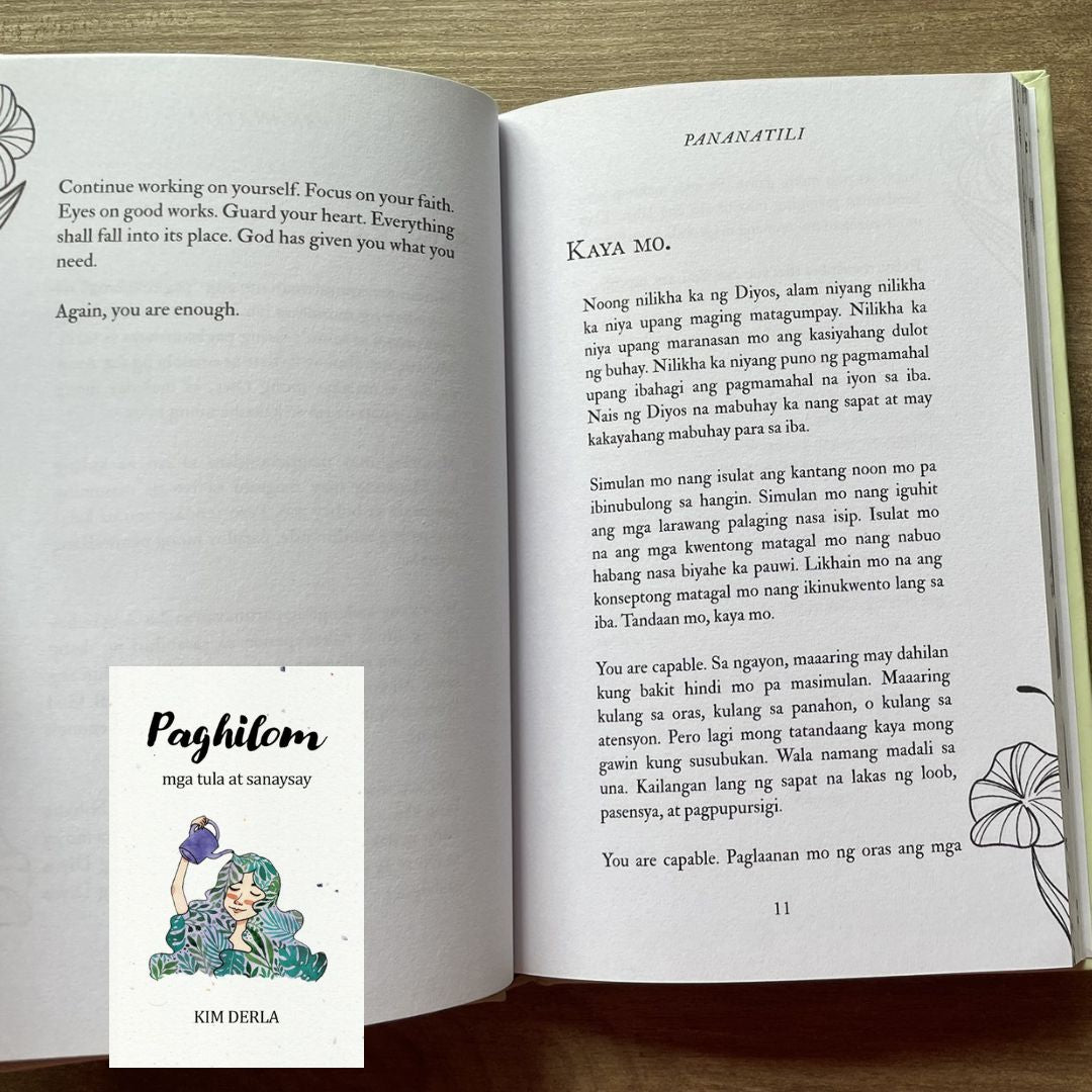 Paglayag / Paghilom (by Kim Derla) (SINGLES) brand new, with SLIGHT DENTS on book cover