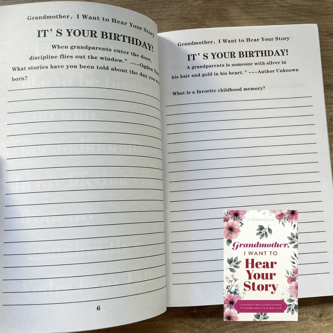 I Want to Hear Your Story: Dad Mom Grandmother Grandpa Guided Journal to Share His / Her Life & Love (Hear Your Story Books) (Paperback) (With SLIGHT FOLDS on book cover)