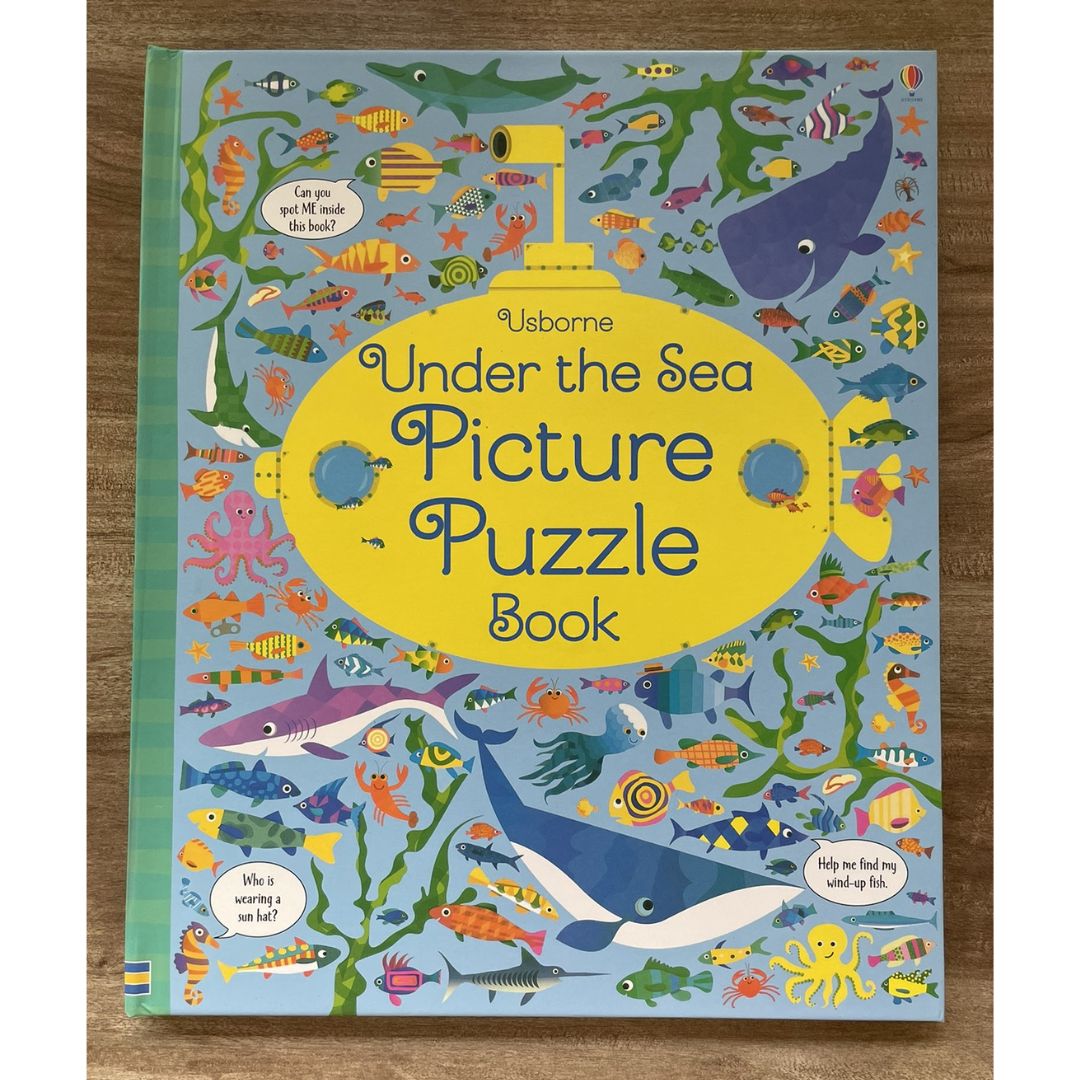 Usborne Picture Puzzle Book (SINGLES, brand new Hardcover) Animals / Farm / Under the Sea - with SLIGHT DENTS on book cover