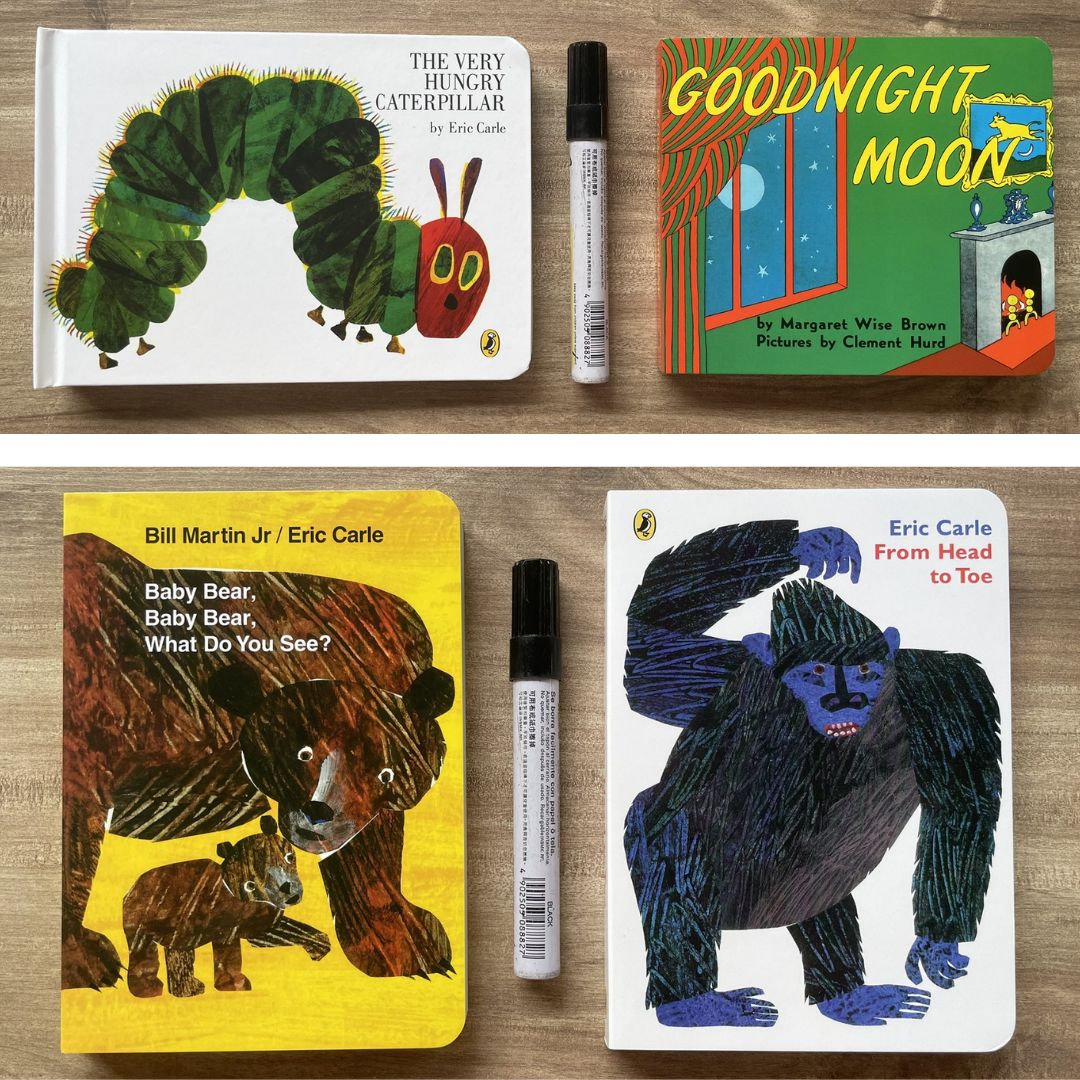 Eric Carle and other bestseller (BOARD BOOKS) singles, brand new - Baby Bear / Brown Bear / Panda Bear / Polar Bear / Dear Zoo / From Head to Toe/ Good Night Moon / Guess How Much I Love You / I am a Bunny / Today is Monday / The Very Hungry Caterpillar