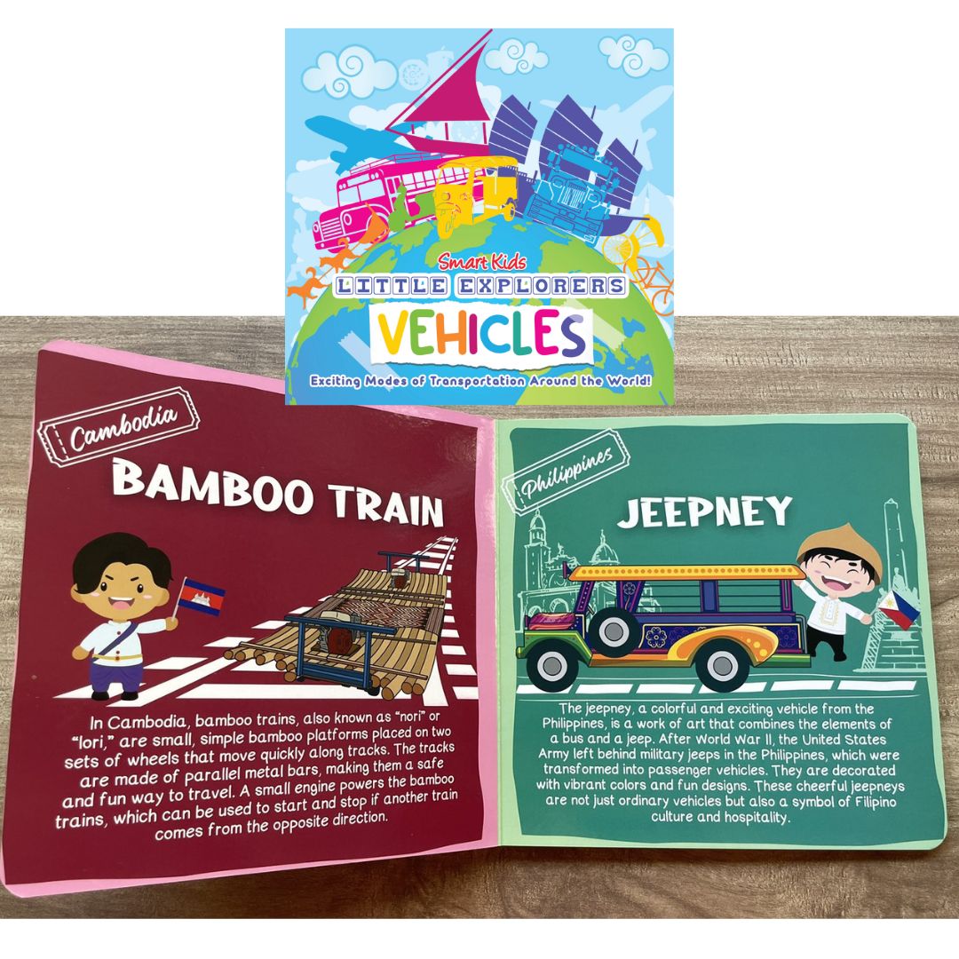 Smart Kids Little Explorers ANIMALS / FOOD / LANDMARKS / VEHICLES (Board Book / SINGLES)