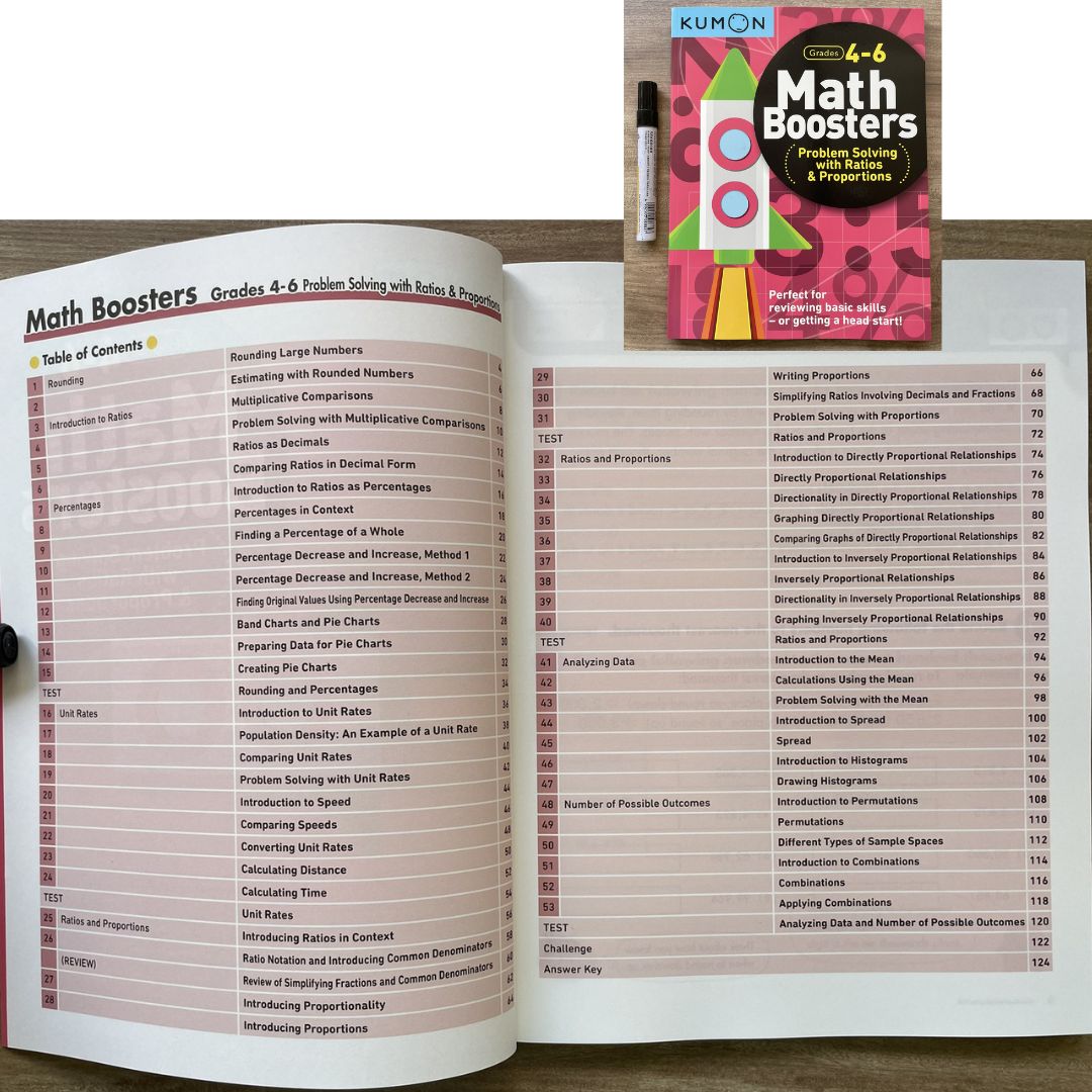 Kumon: Math Boosters (workbook) SINGLES