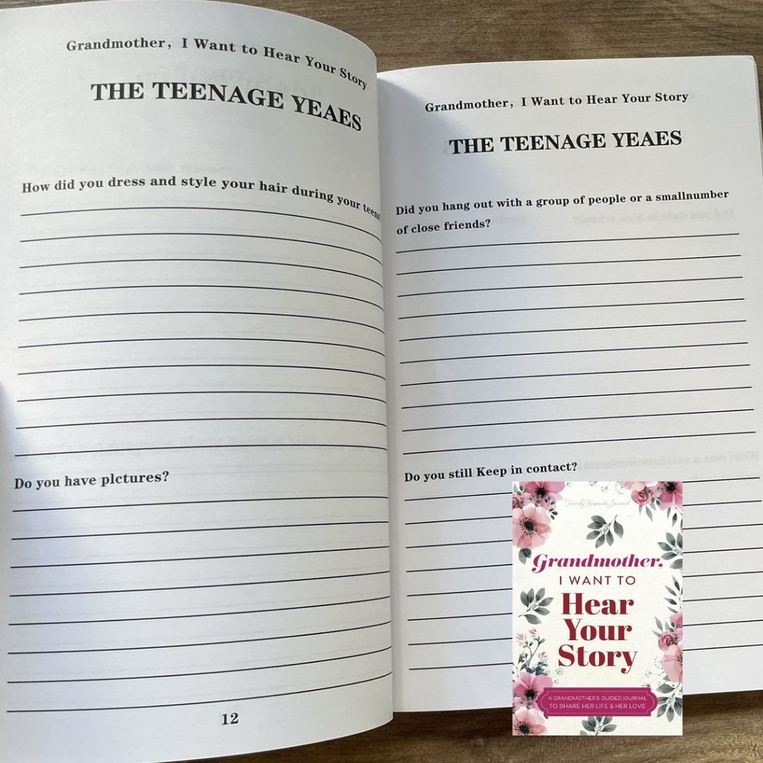 I Want to Hear Your Story: Dad Mom Grandmother Grandpa Guided Journal to Share His / Her Life & Love (Hear Your Story Books) (Paperback) (With SLIGHT FOLDS on book cover)