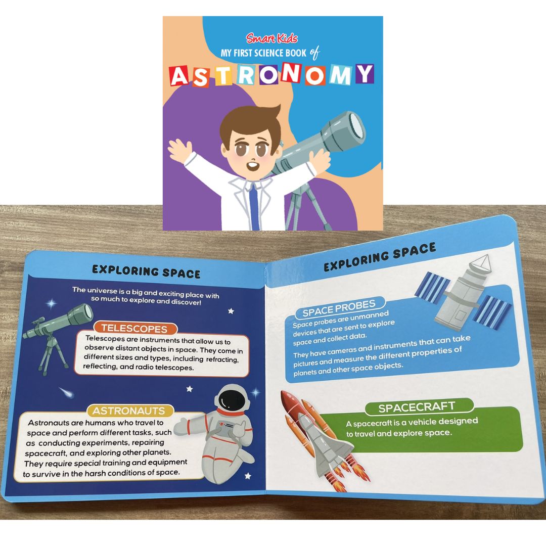 Smart Kids My First Science Book of ANATOMY / ASTRONOMY / BOTANY / ZOOLOGY (Board Book / SINGLES)