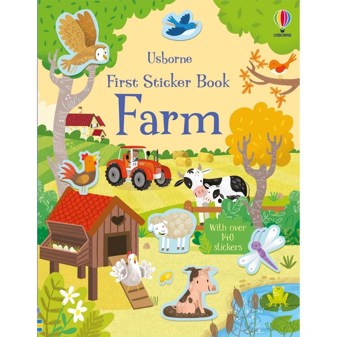 Usborne Sticker Books (SINGLES, brand new softcover, assorted stickers titles, please choose) - with SLIGHT FOLDS on some book covers