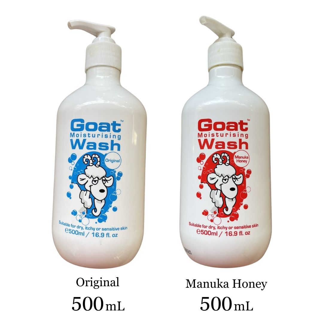 Goat Moisturising Body Wash (Original / Manuka Honey) 500ml (SINGLES)