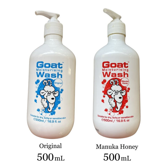 Goat Moisturising Body Wash (Original / Manuka Honey) 500ml (SINGLES)