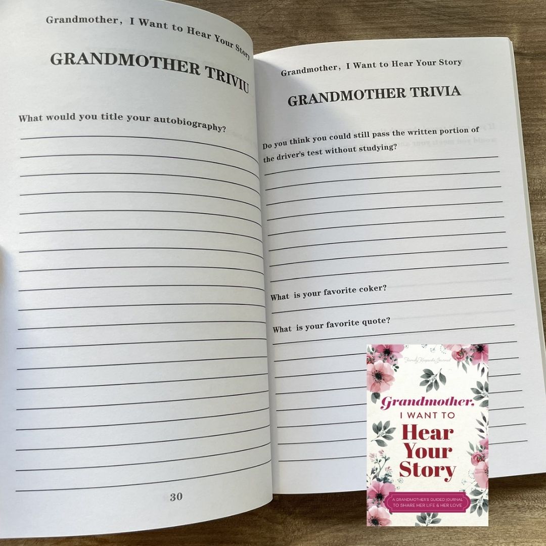 I Want to Hear Your Story: Dad Mom Grandmother Grandpa Guided Journal to Share His / Her Life & Love (Hear Your Story Books) (Paperback) (With SLIGHT FOLDS on book cover)