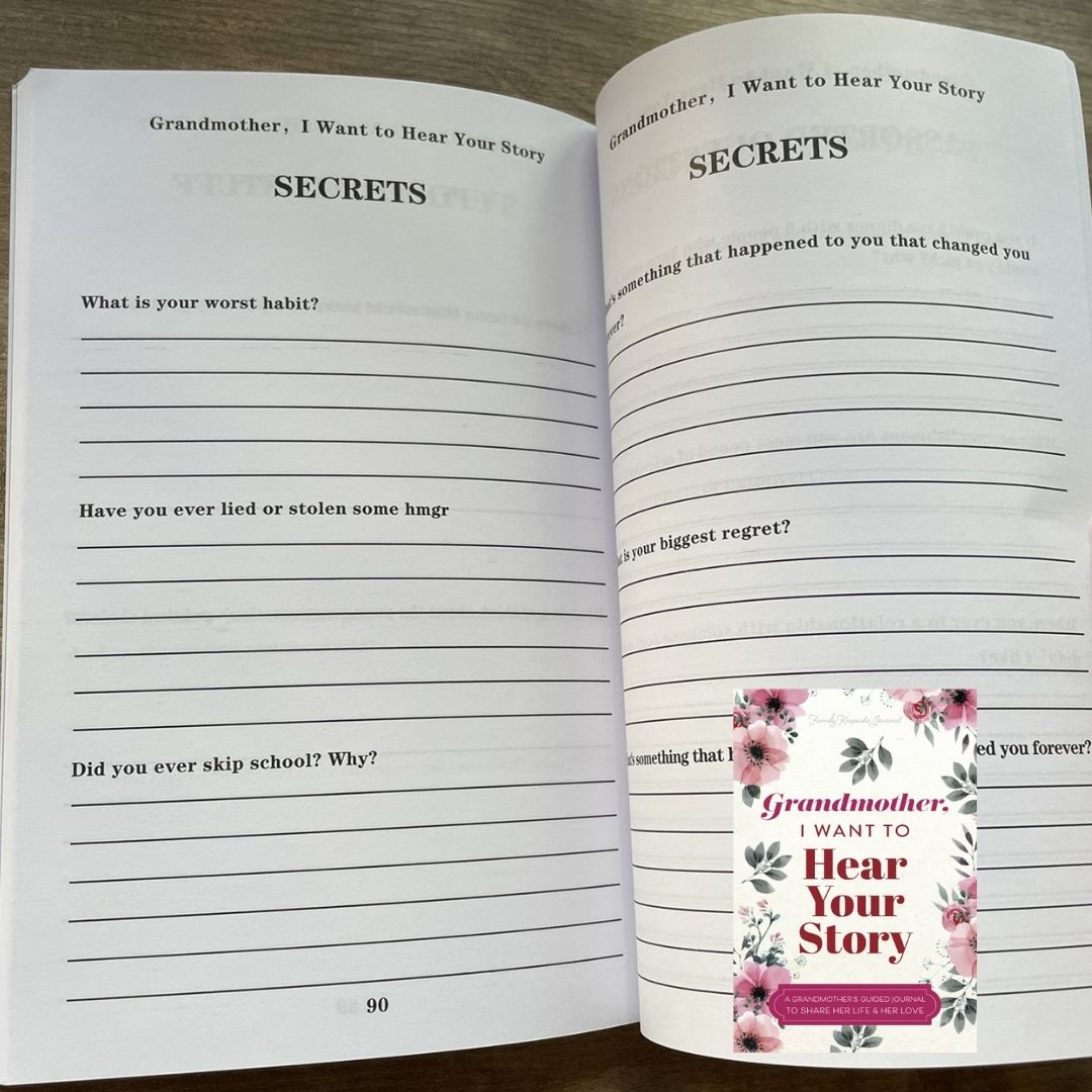 I Want to Hear Your Story: Dad Mom Grandmother Grandpa Guided Journal to Share His / Her Life & Love (Hear Your Story Books) (Paperback) (With SLIGHT FOLDS on book cover)