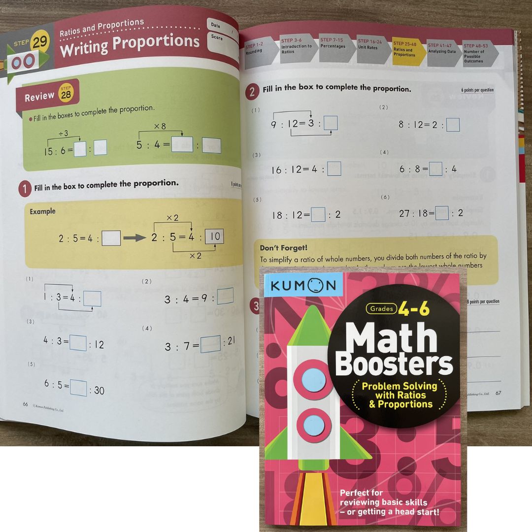 Kumon: Math Boosters (workbook) SINGLES