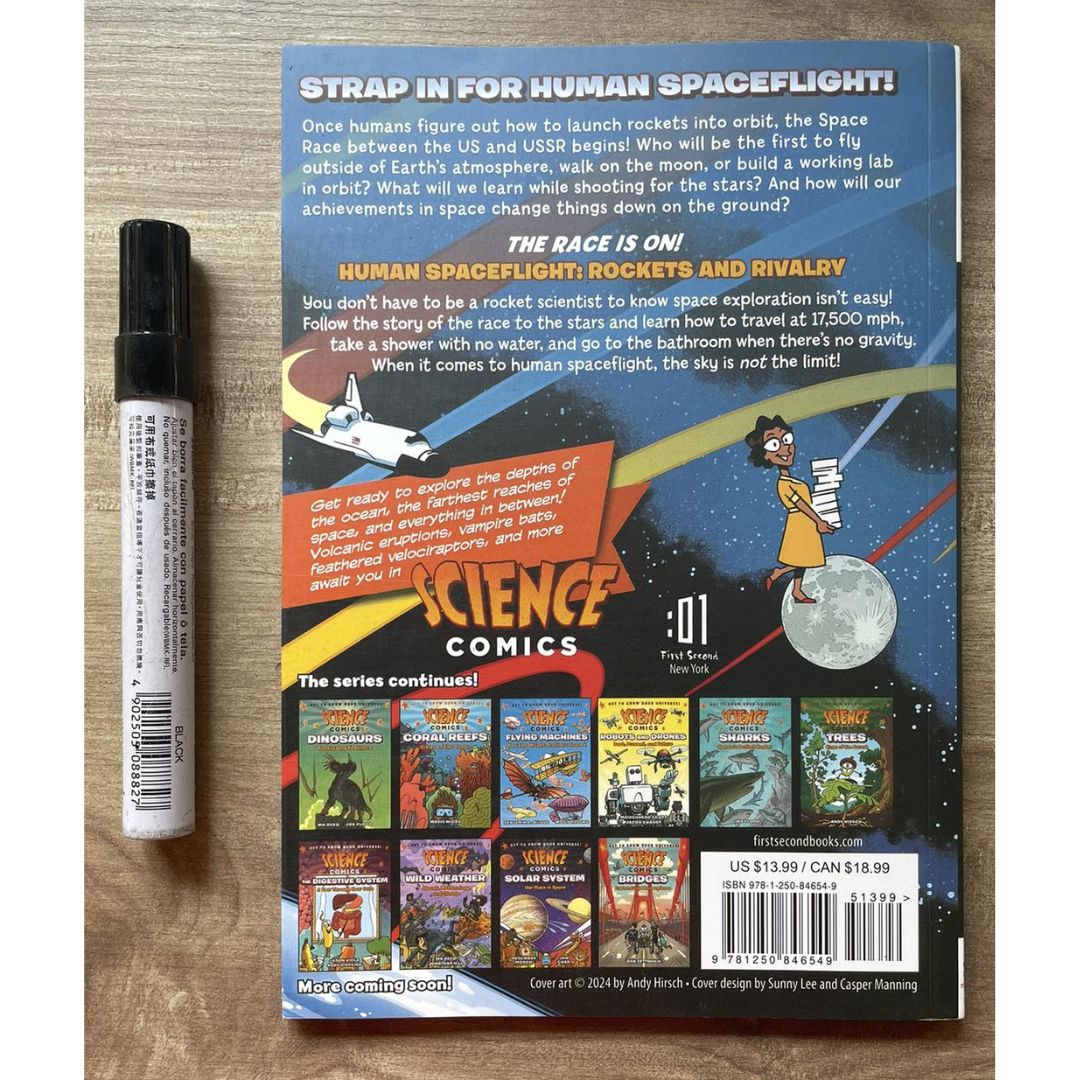 Science Comics (SINGLES, brand new softcover, w/ SLIGHT FOLDS) Computers / Deep Sea Creatures / Human Spaceflight