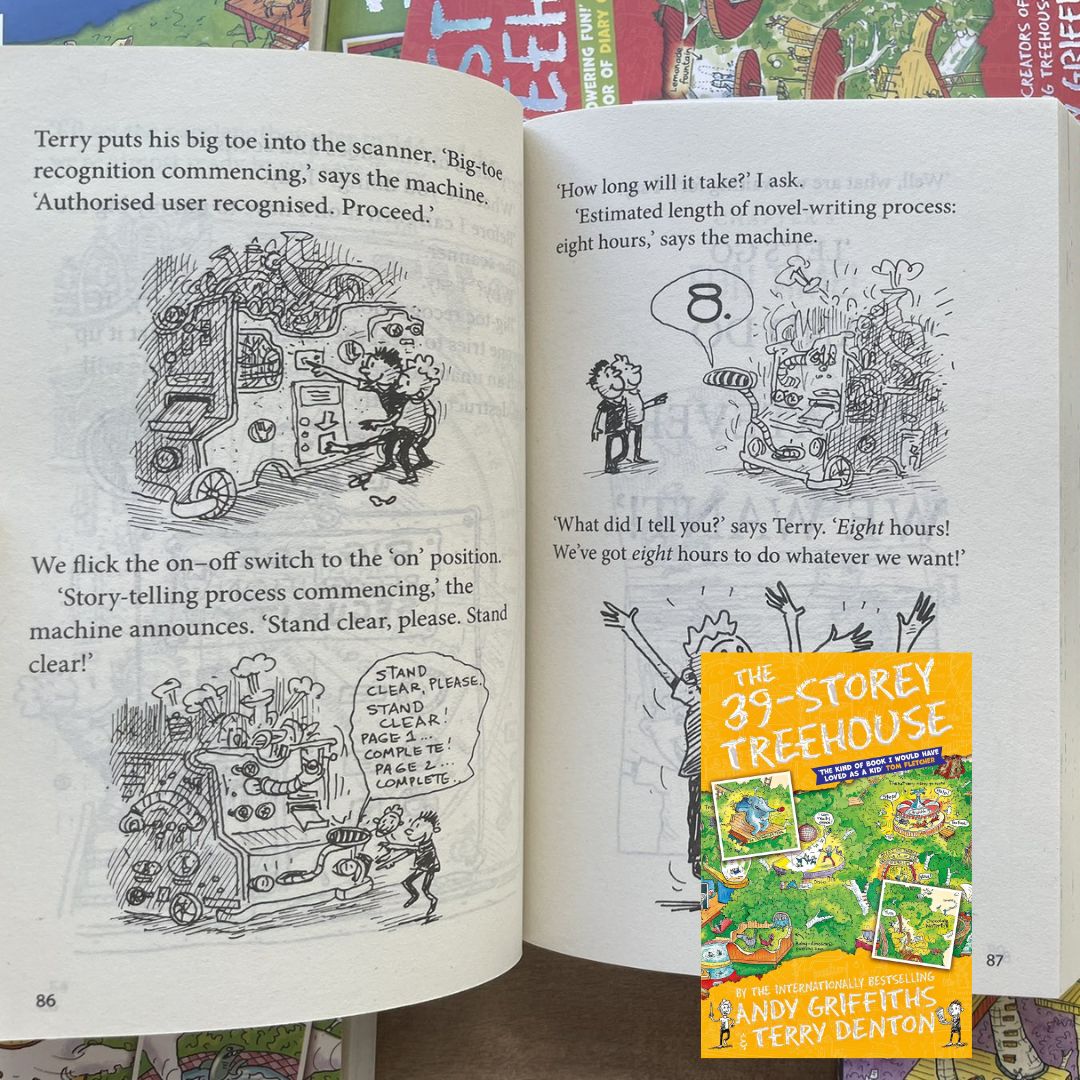 STOREY TREEHOUSE (15 books) brand new softcover, BOX with SLIGHT DENTS, books no damage
