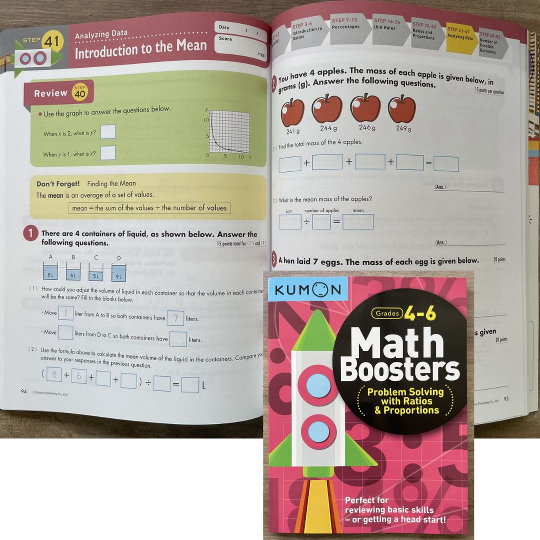 Kumon: Math Boosters (workbook) SINGLES