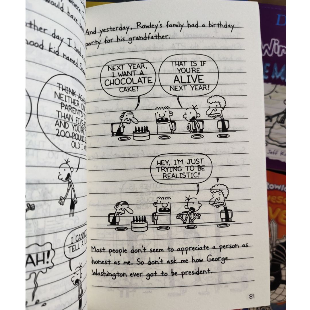 Diary of a Wimpy Kid (singles, brand new softcover, 7.4 x 4.8 inches each book)