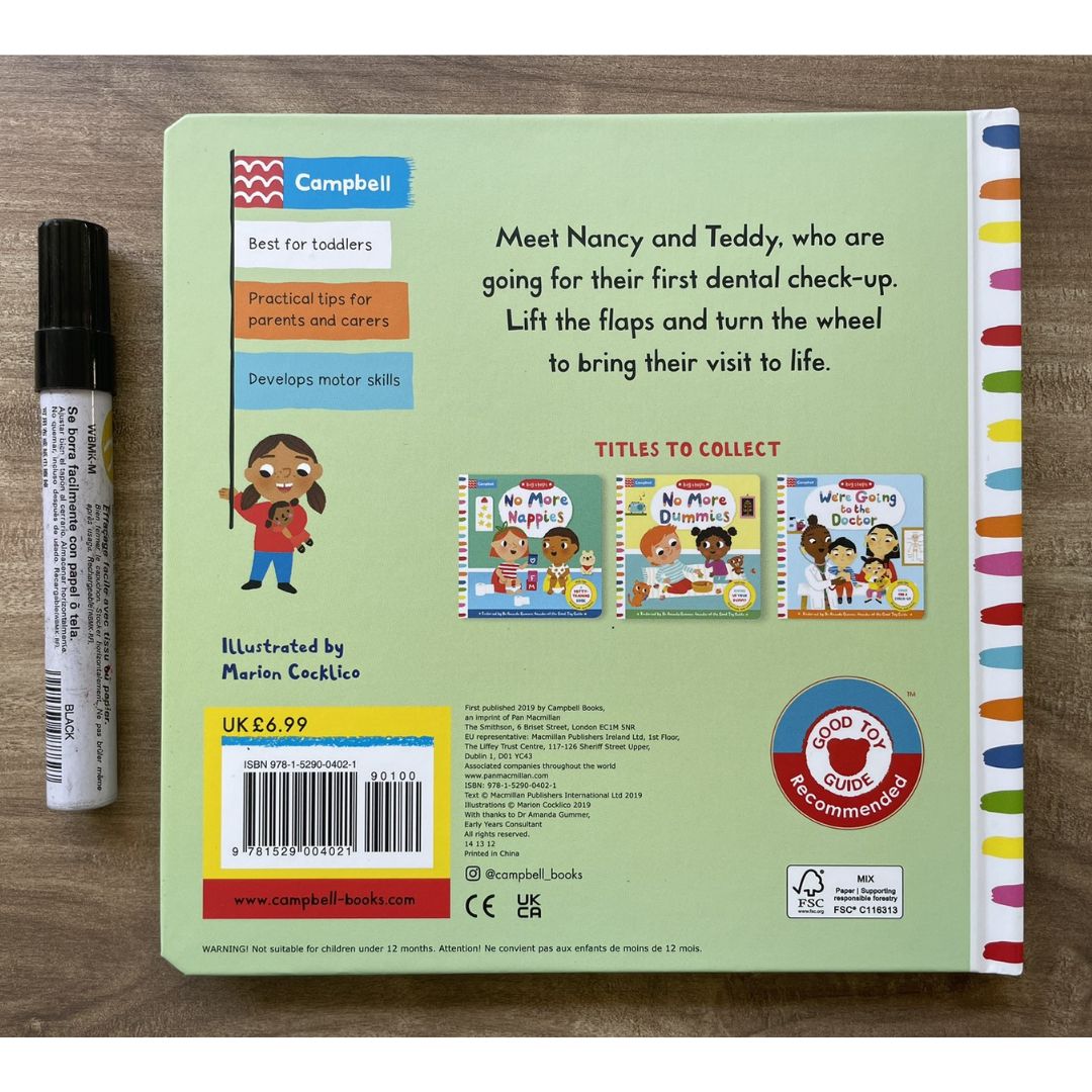 Campbell Big Steps (SINGLES) interactive BOARD BOOK - Can You Say Please/ Going to the Dentist/ Going to the Doctor/ Having a Baby/ Let's Wash Hands/ No More Dummies/ No More Nappies/ I'm Not Sleepy/ I'm Starting Nursery/ We Can Get Dressed