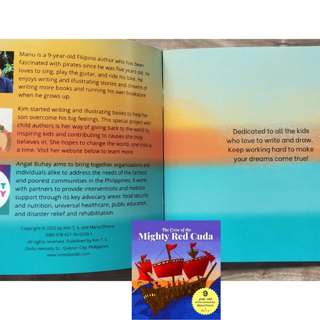 The Crew of the Mighty Red Cuda: A Pirate Adventure for A Good Cause, by a 9-year-old Author and Illustrator