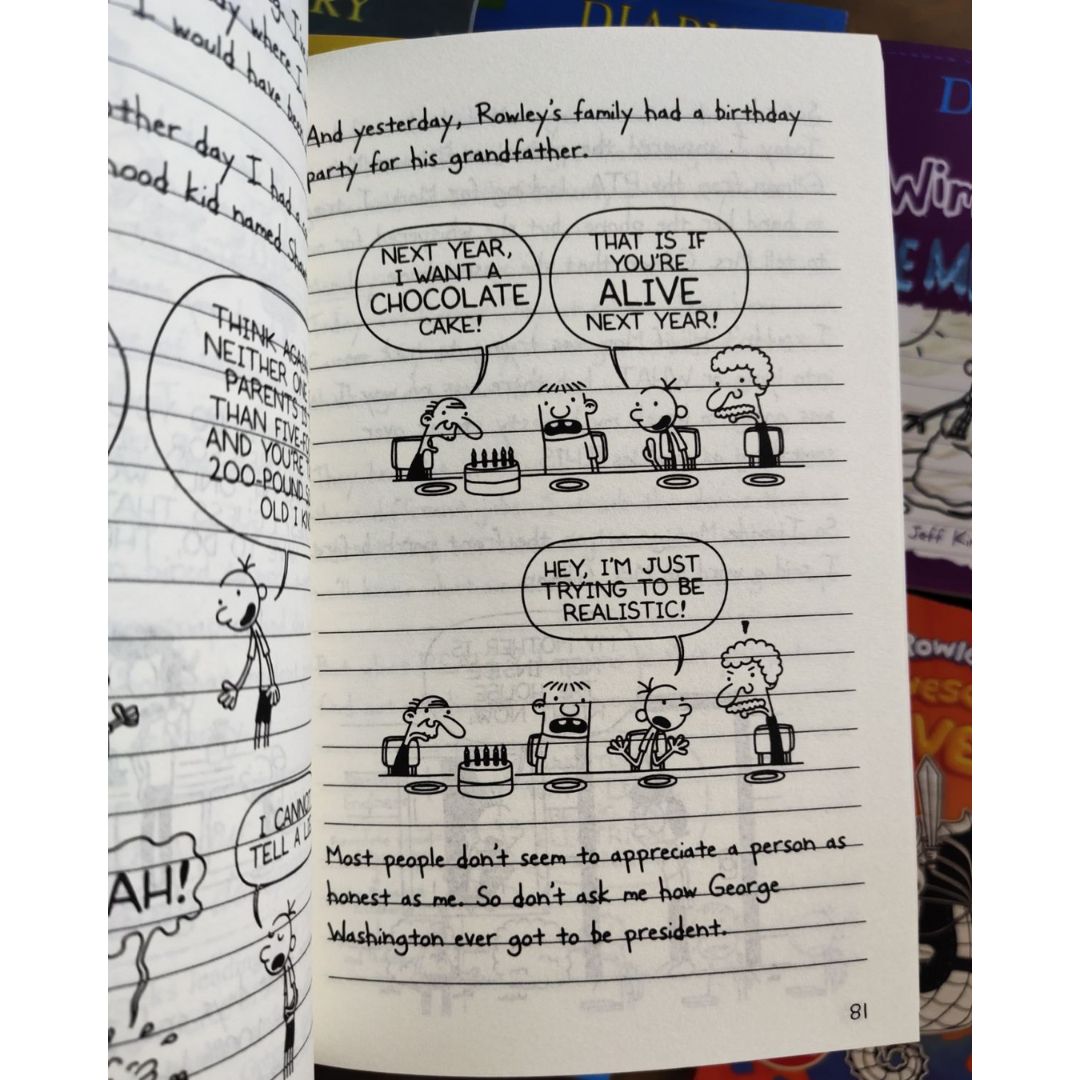 Diary of a Wimpy Kid (singles, brand new softcover, 7.4 x 4.8 inches each book)