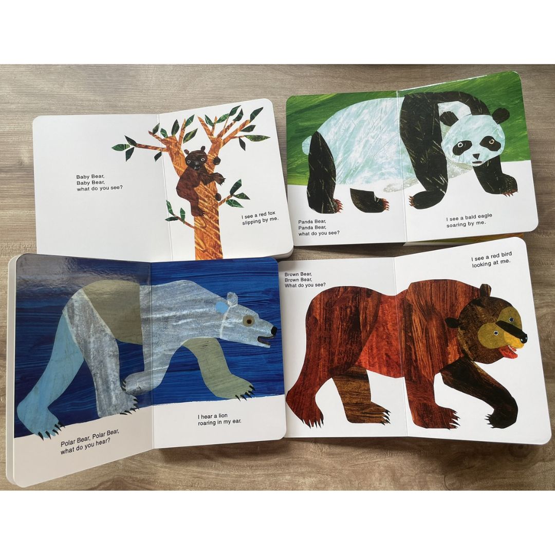 Eric Carle and other bestseller (BOARD BOOKS) singles, brand new - Baby Bear / Brown Bear / Panda Bear / Polar Bear / Dear Zoo / From Head to Toe/ Good Night Moon / Guess How Much I Love You / I am a Bunny / Today is Monday / The Very Hungry Caterpillar