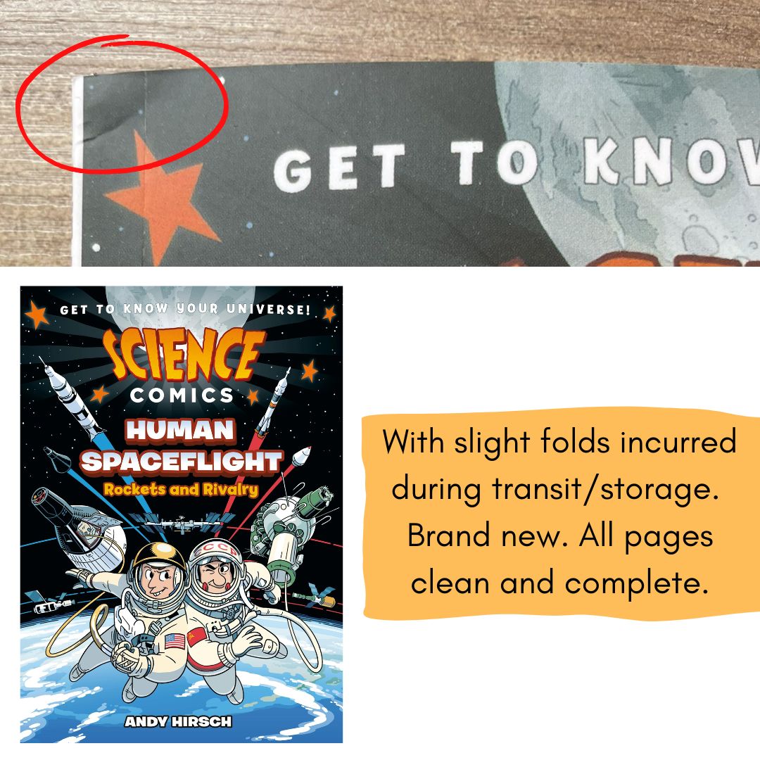 Science Comics (SINGLES, brand new softcover, w/ SLIGHT FOLDS) Computers / Deep Sea Creatures / Human Spaceflight
