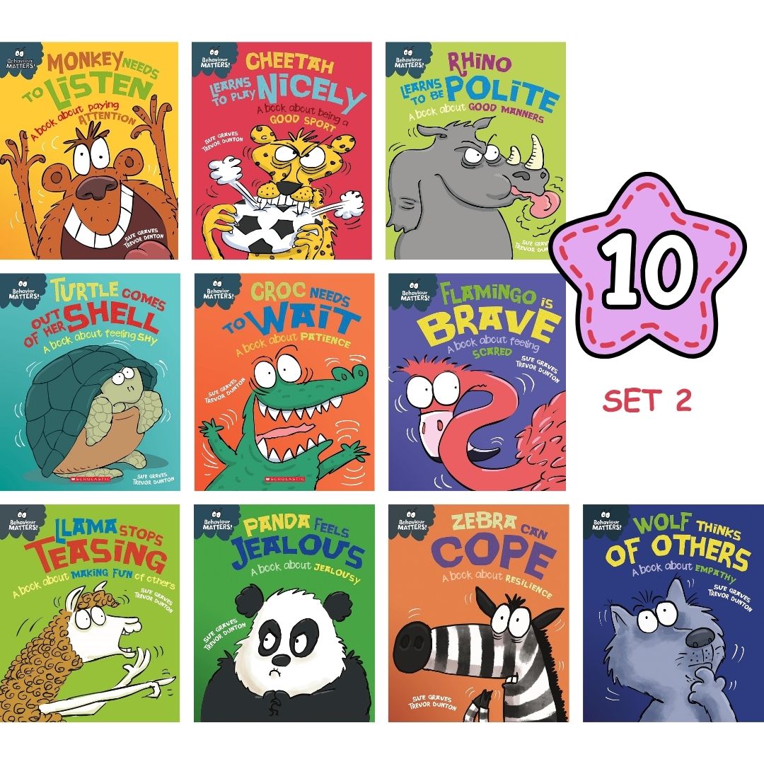 Behaviour Matters (10 books) (Social & Emotional Skills for Early Childhood Development) brand new softcover, no box