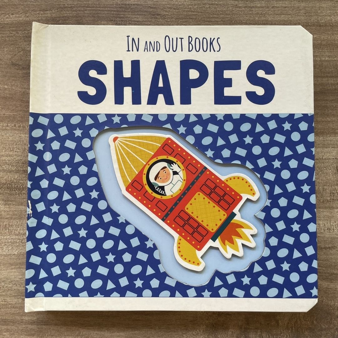 IN and OUT Board Books (SINGLES) Colors / Numbers / Opposites / Shapes (brand new, with SLIGHT DENTS on book cover)