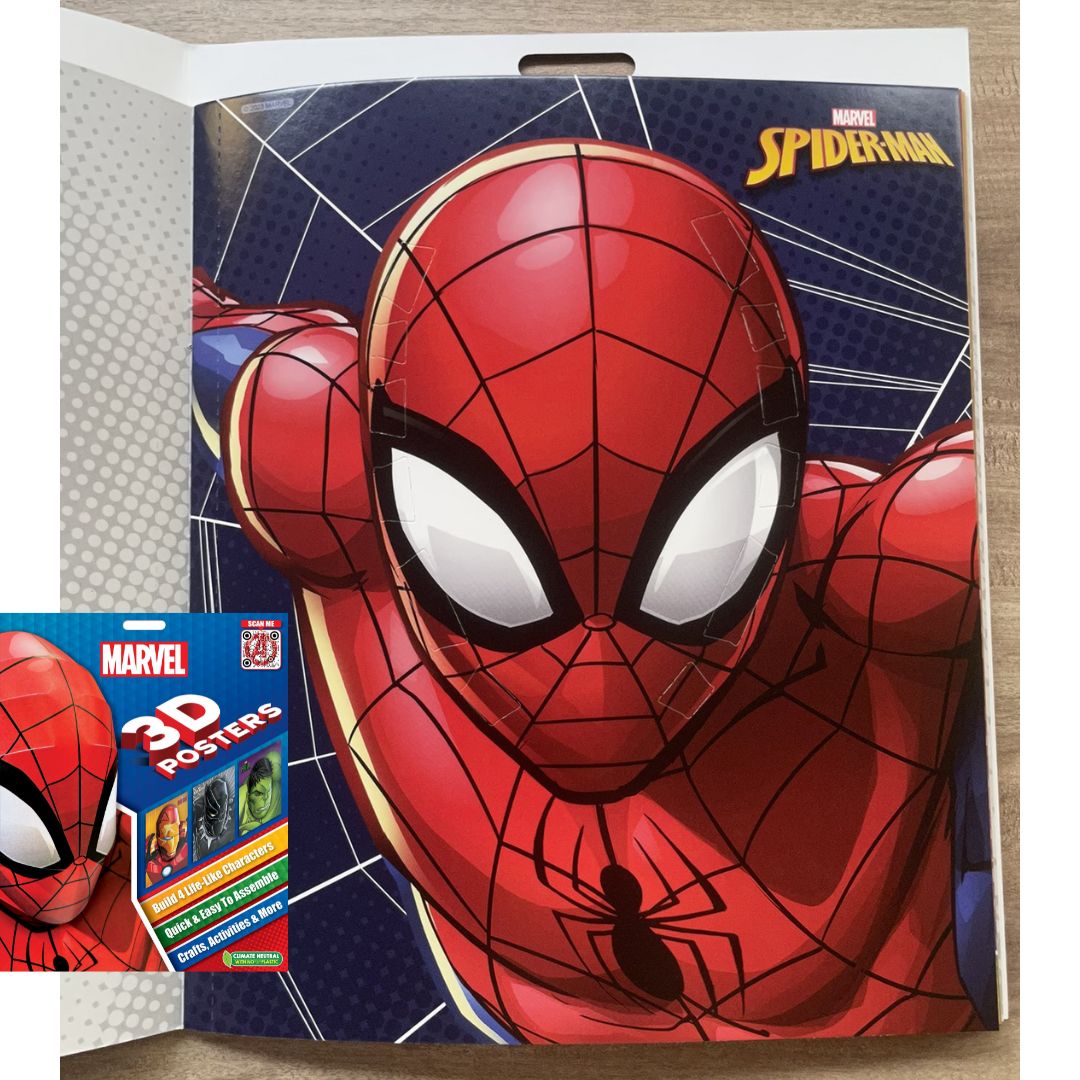 Disney 3D Pop Heads Posters (Marvel / Princess) (SINGLES, softcover)