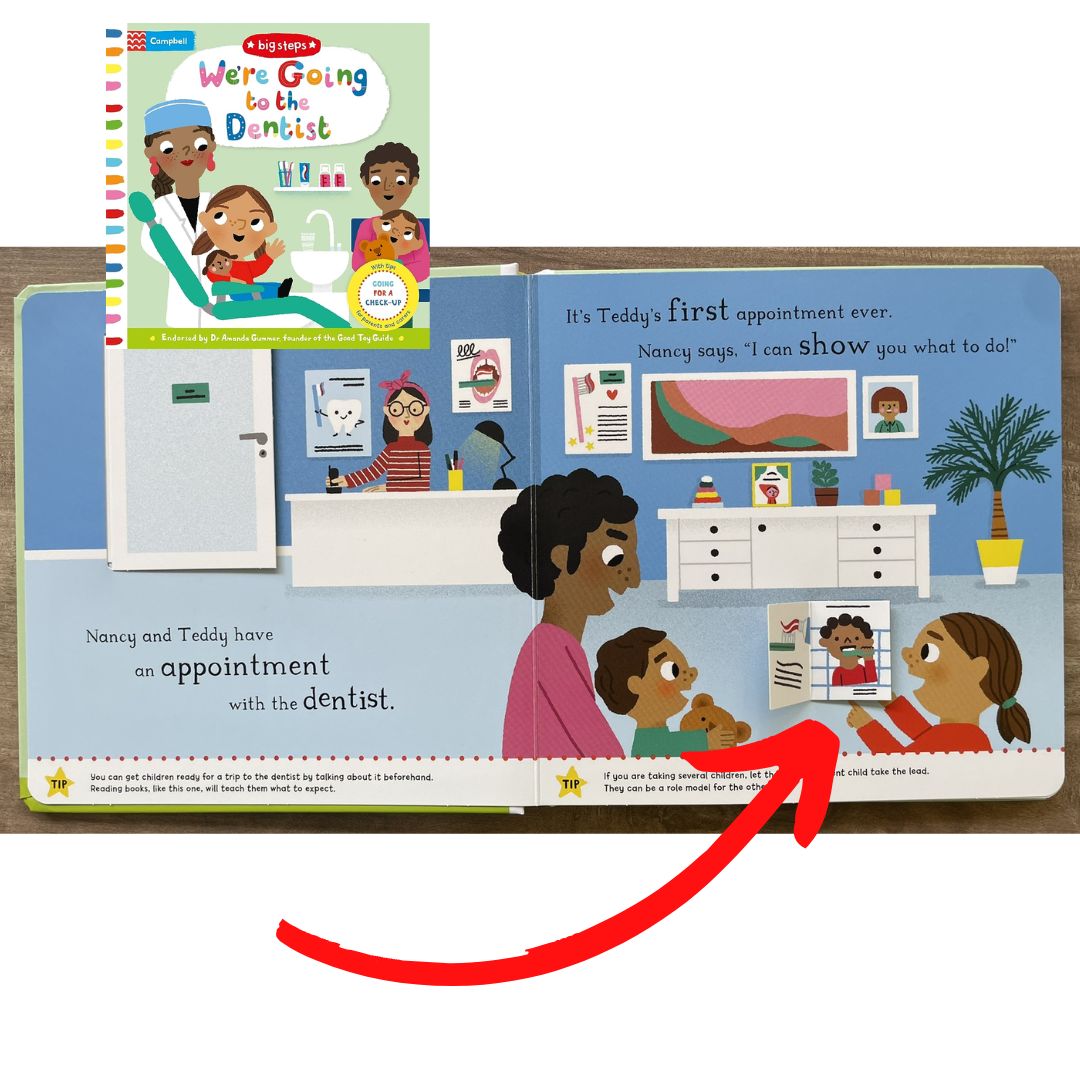 Campbell Big Steps (SINGLES) interactive BOARD BOOK - Can You Say Please/ Going to the Dentist/ Going to the Doctor/ Having a Baby/ Let's Wash Hands/ No More Dummies/ No More Nappies/ I'm Not Sleepy/ I'm Starting Nursery/ We Can Get Dressed