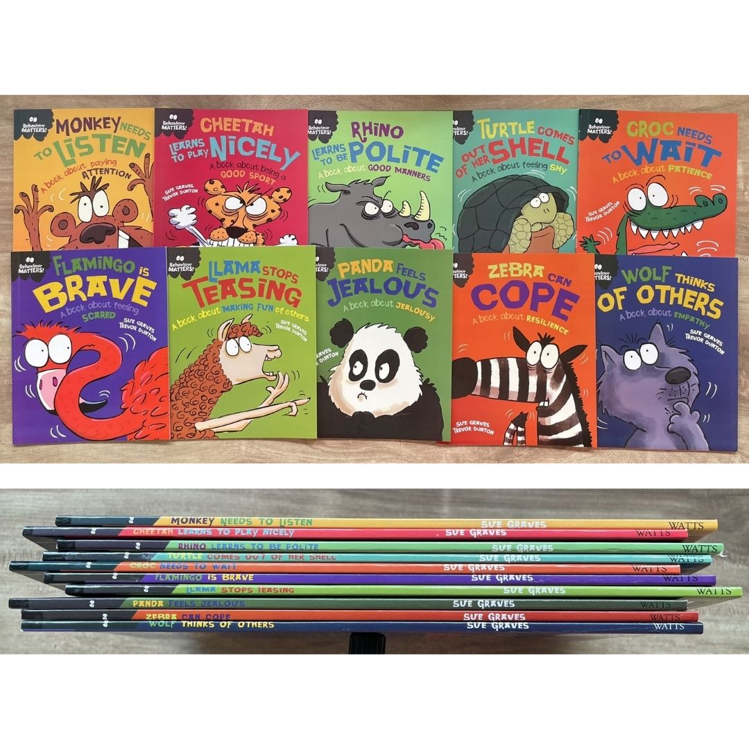 Behaviour Matters (10 books) (Social & Emotional Skills for Early Childhood Development) brand new softcover, no box