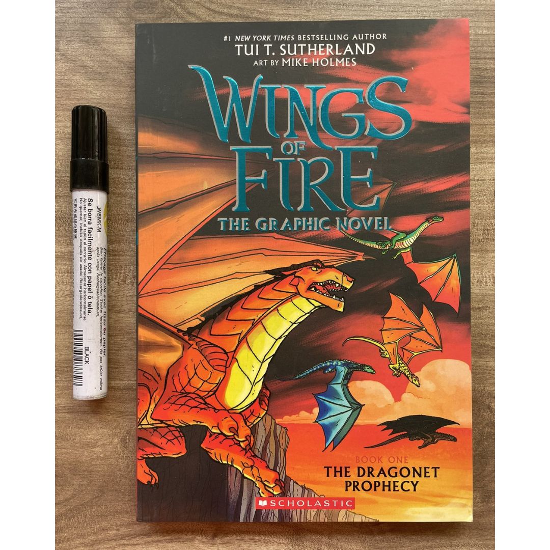 Wings of Fire Graphic Novels (SINGLES, brand new softcover, with SLIGHT FOLDS on book cover)