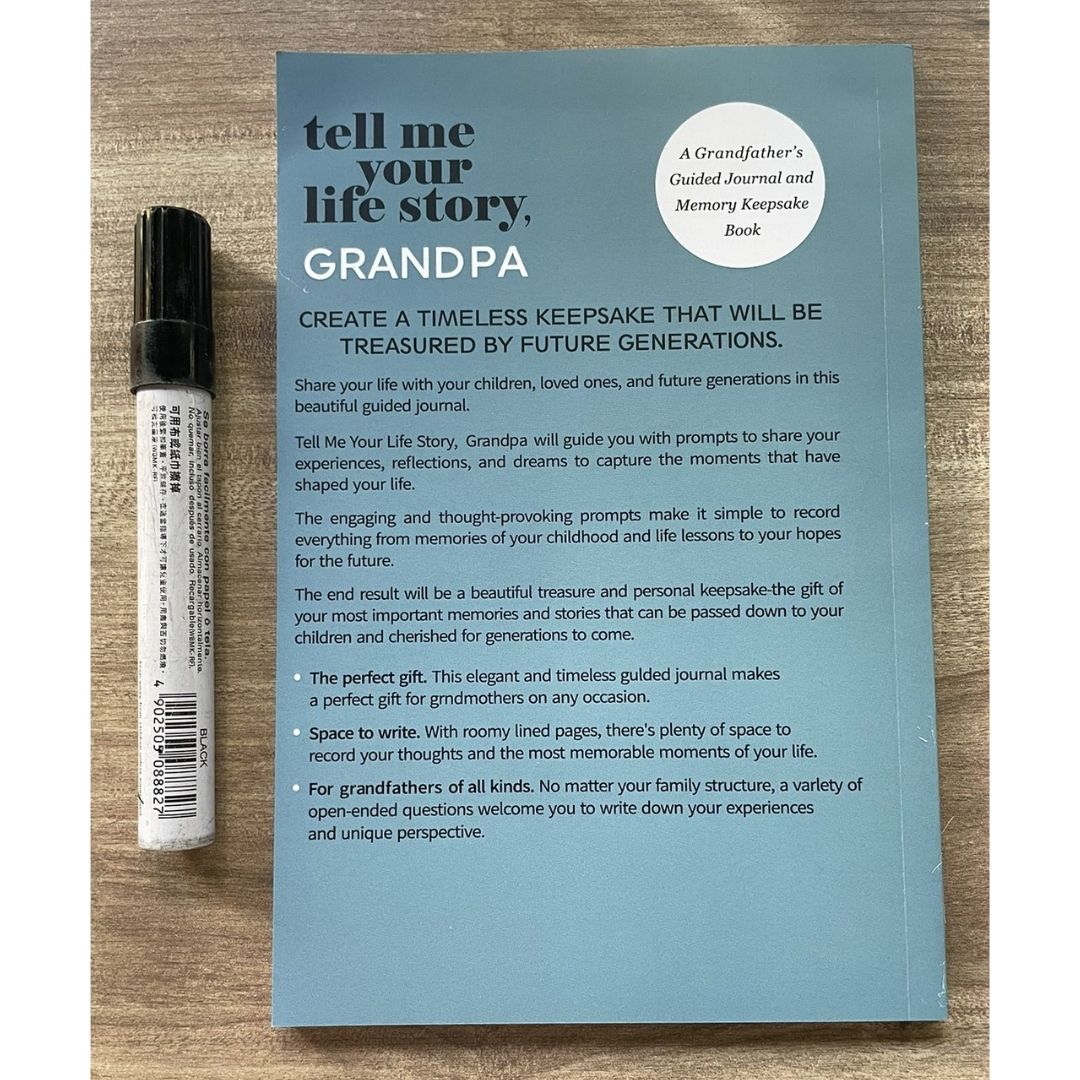 I Want to Hear Your Story: Dad Mom Grandmother Grandpa Guided Journal to Share His / Her Life & Love (Hear Your Story Books) (Paperback) (With SLIGHT FOLDS on book cover)