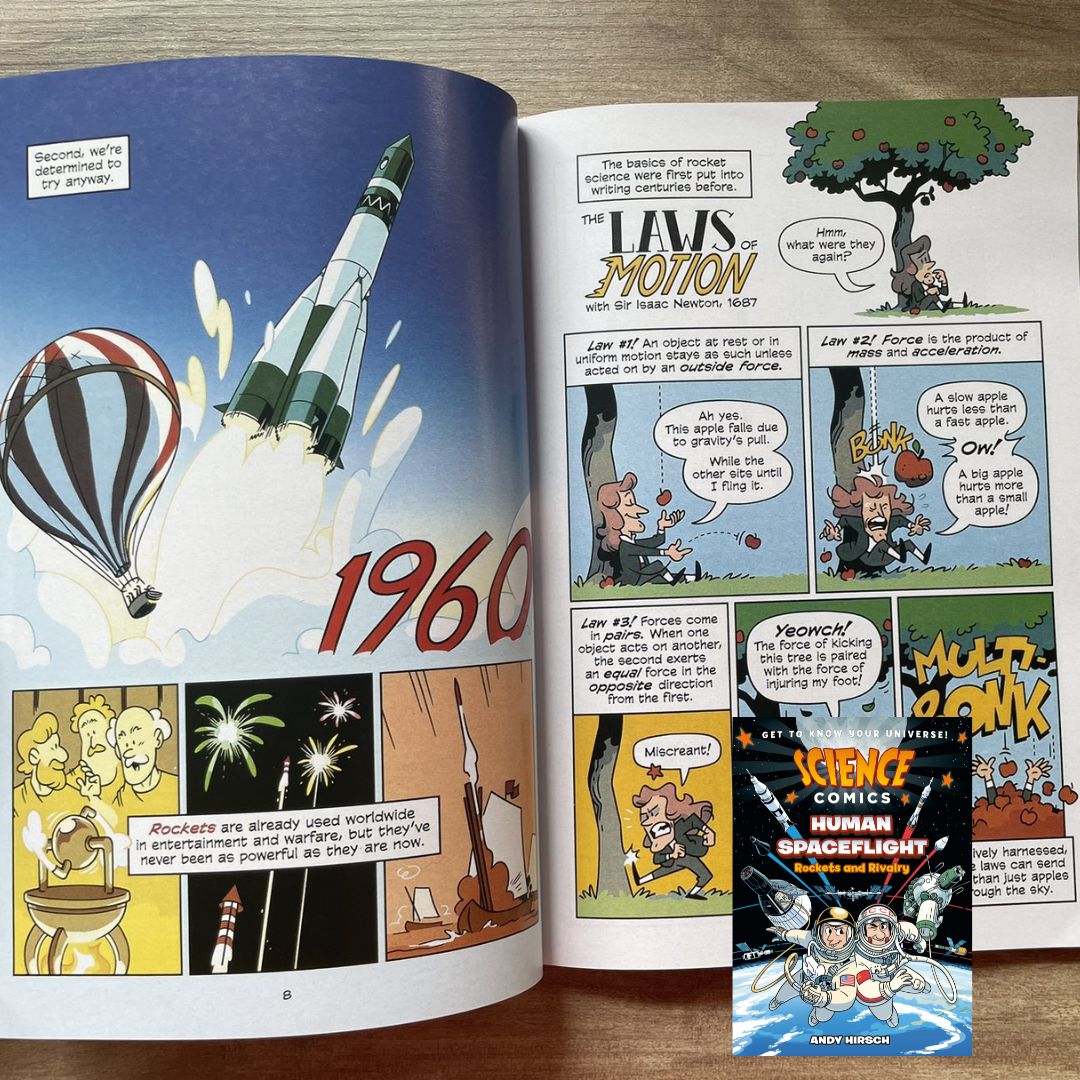 Science Comics (SINGLES, brand new softcover, w/ SLIGHT FOLDS) Computers / Deep Sea Creatures / Human Spaceflight